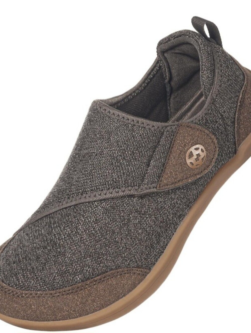 Xero Shoes Women's Cassie Slip-On Barefoot Sneaker - Charcoal Brown 10
